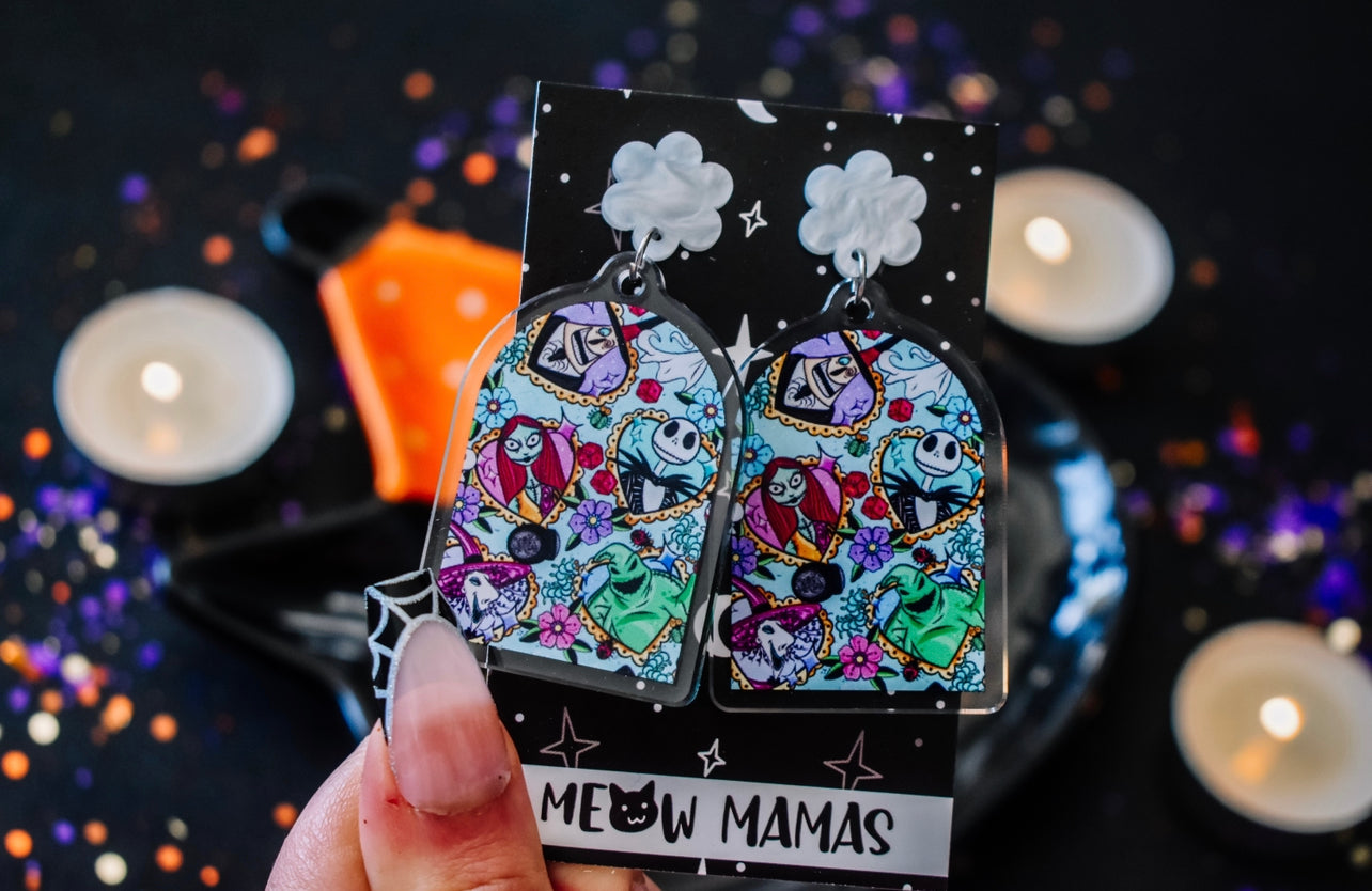 Nightmare arches acrylic dangles