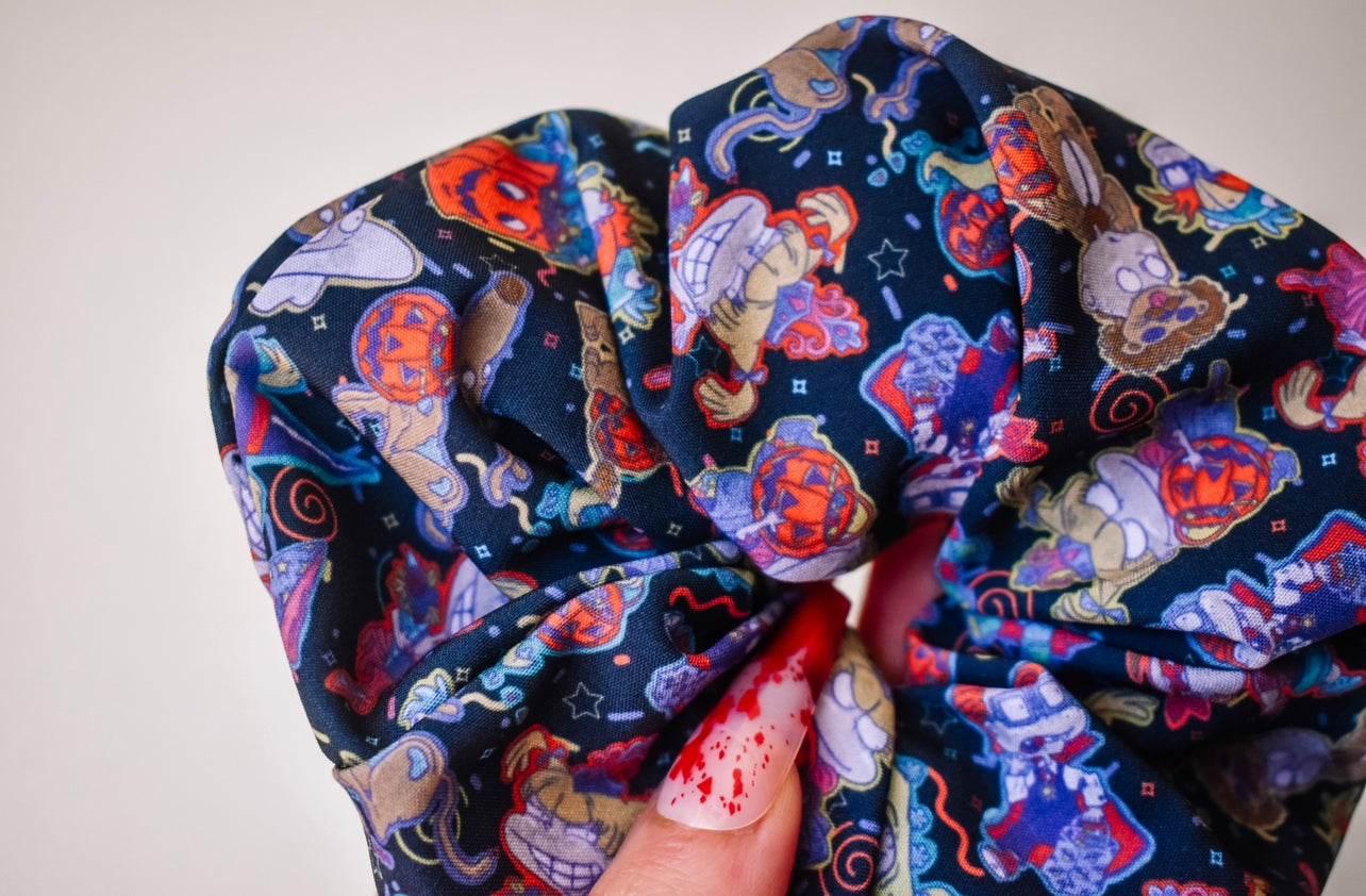 Rugrat Halloween scrunchie
