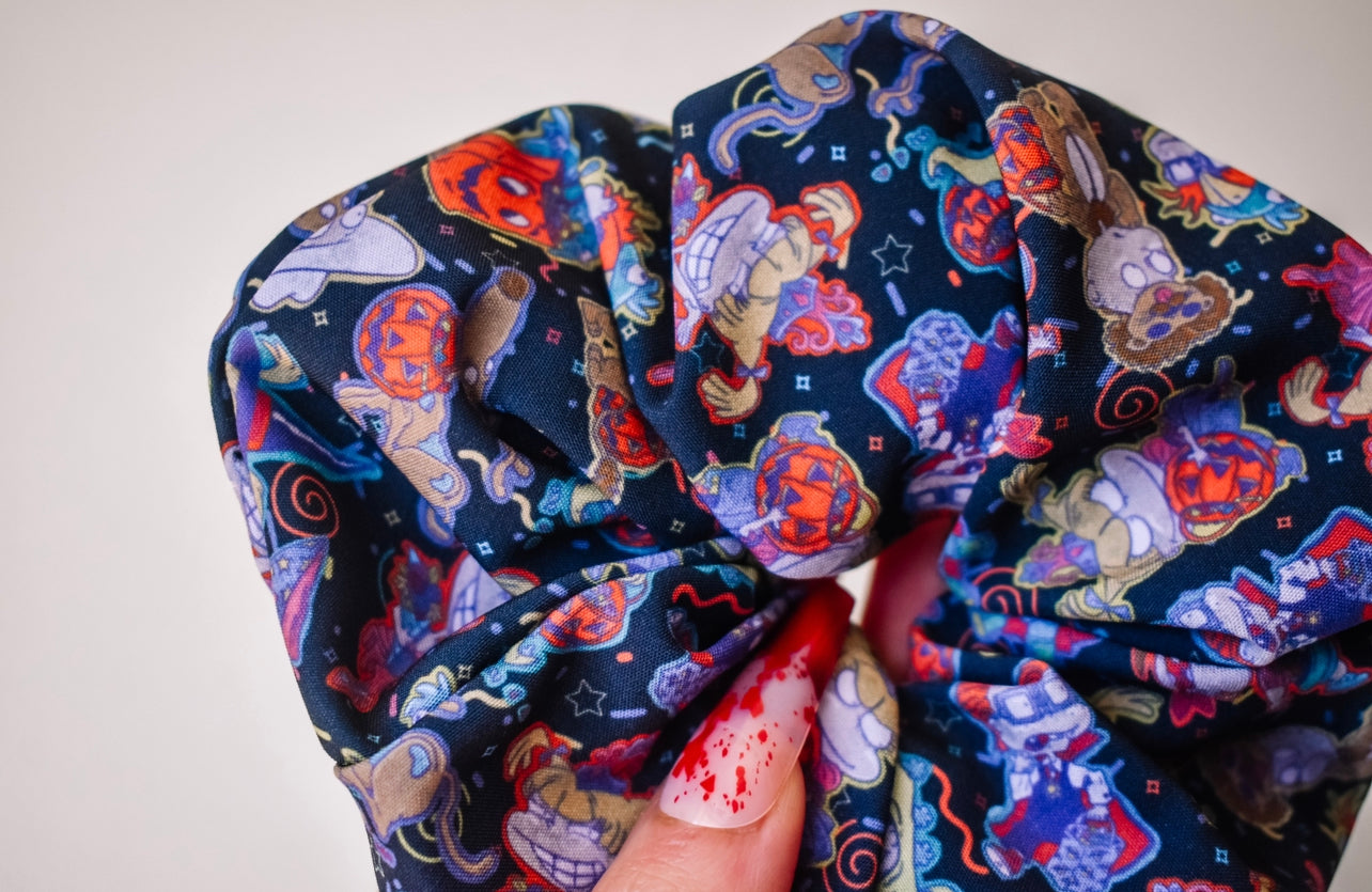 Rugrat Halloween scrunchie