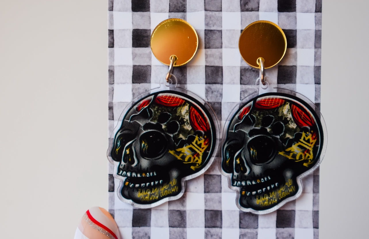 FOB album Acrylic earrings