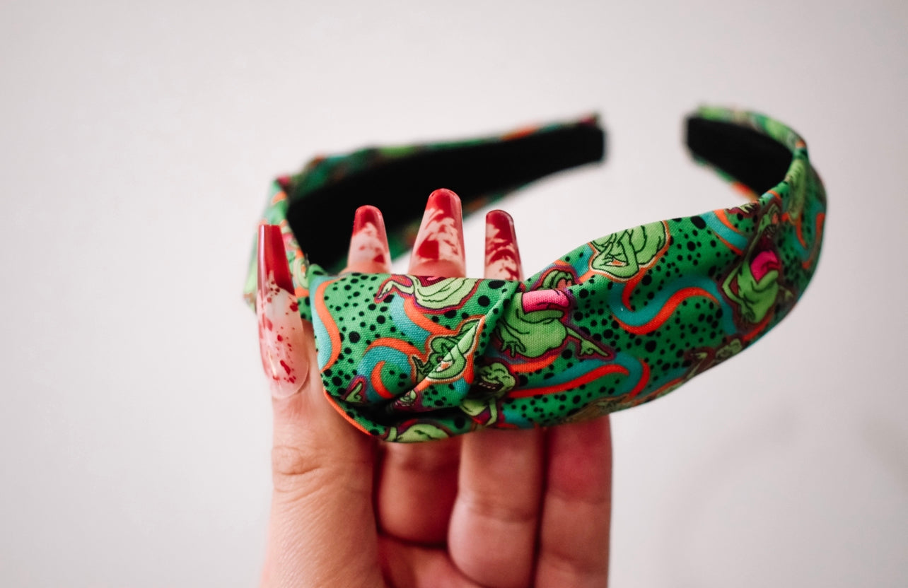 Slimer Top Knot hard headband