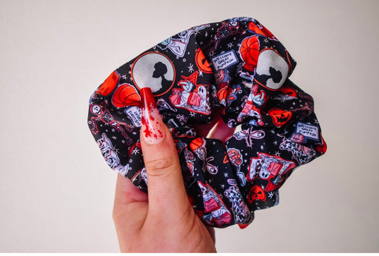 Halloween peanut gang scrunchie