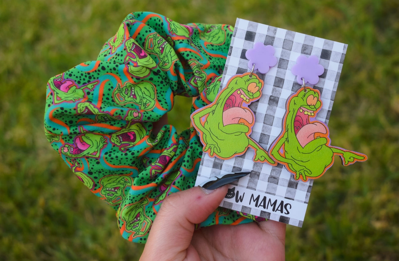 Slimer scrunchie