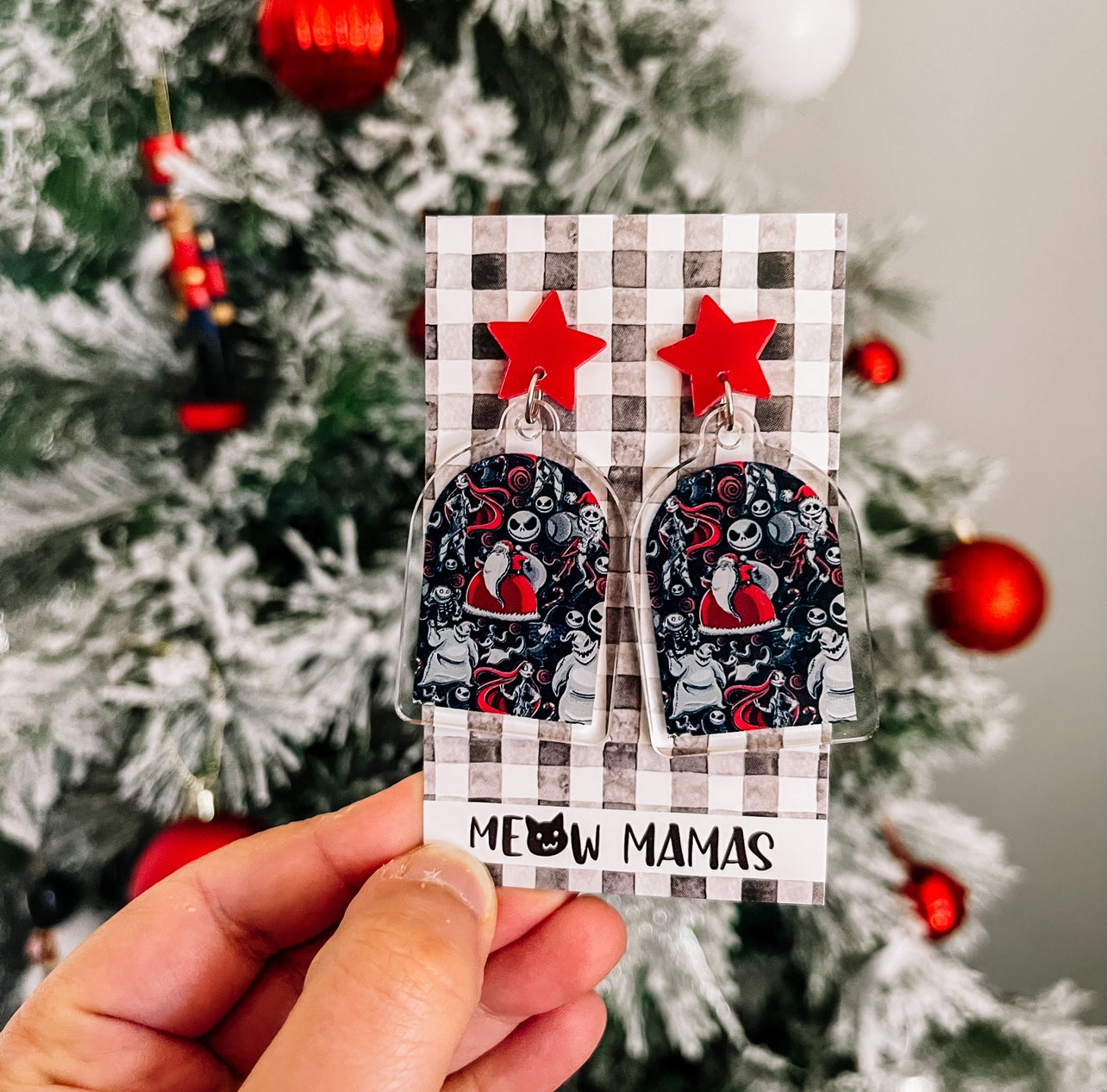 Sandy claws arches acrylic dangles