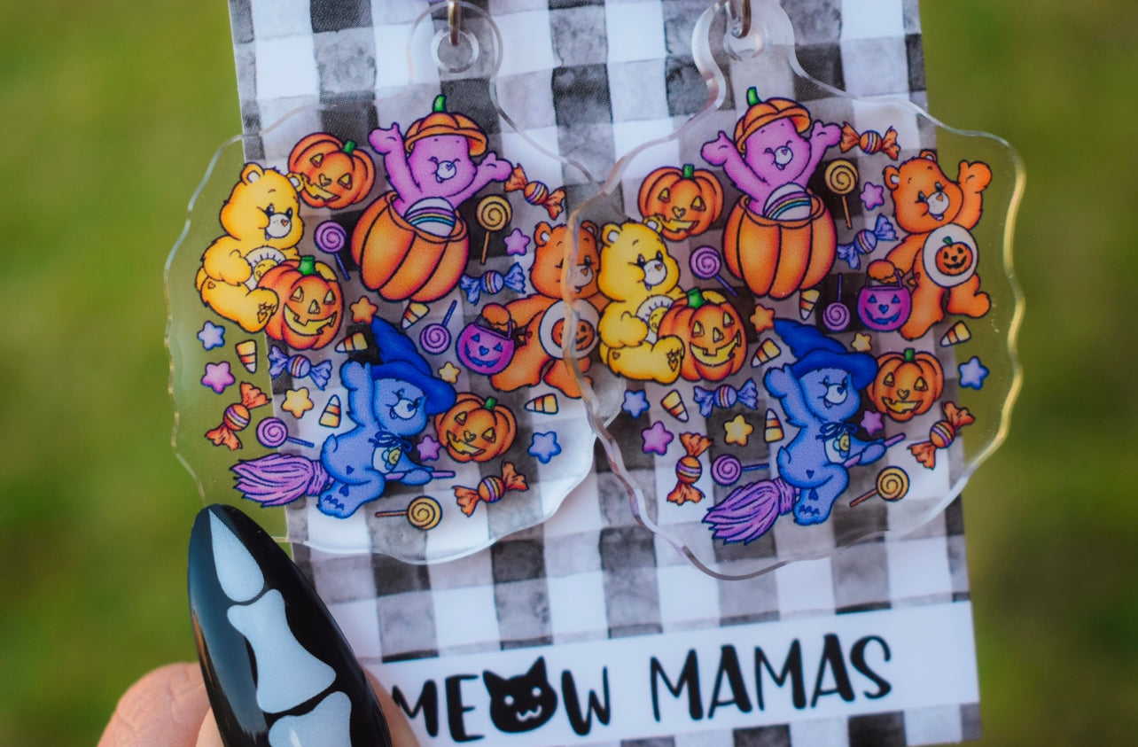 Scarealot acrylic dangles