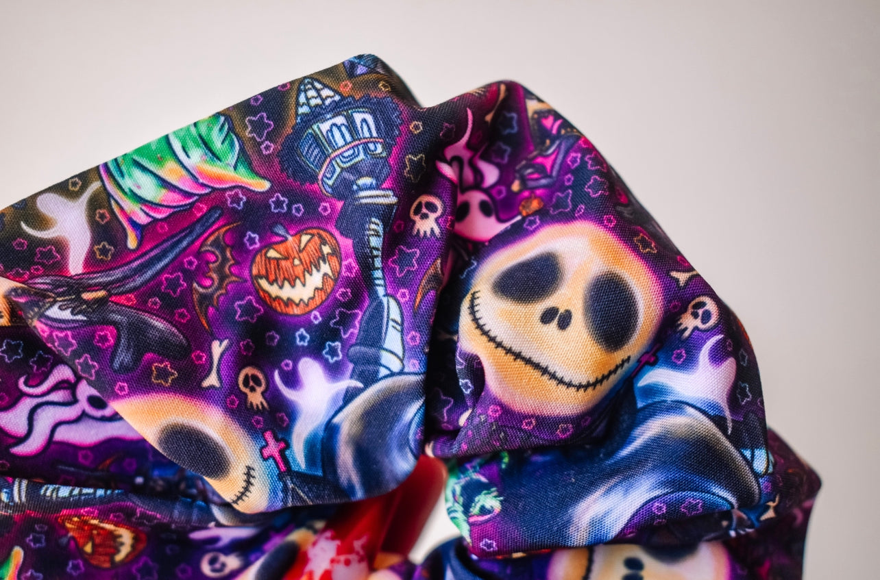 Halloween town scrunchie