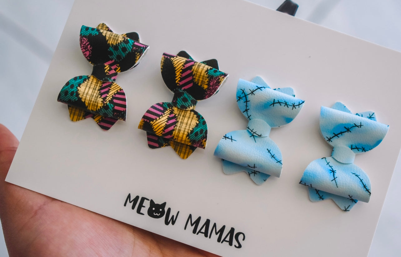 Patchwork dress Teeny Tiny pigtail set