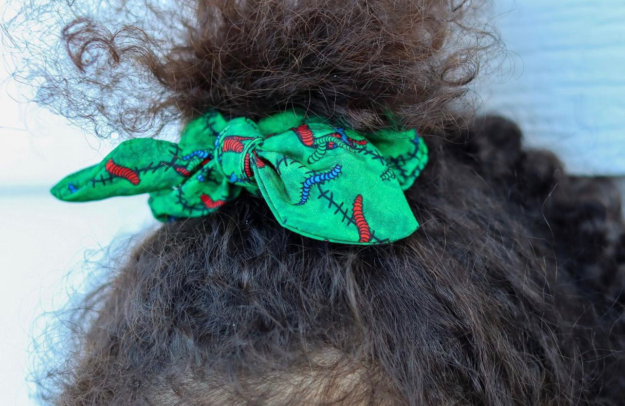 Boogie man small twist scrunchie