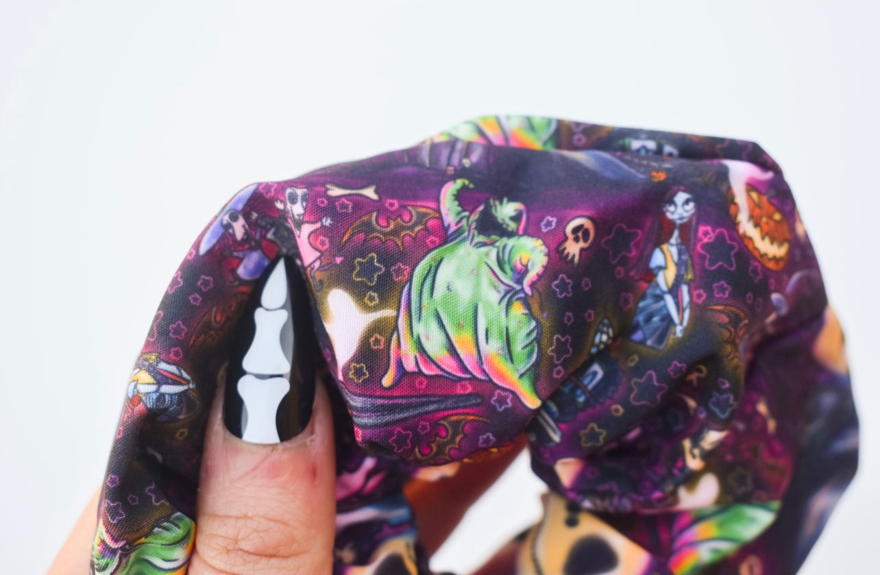 Halloween town scrunchie