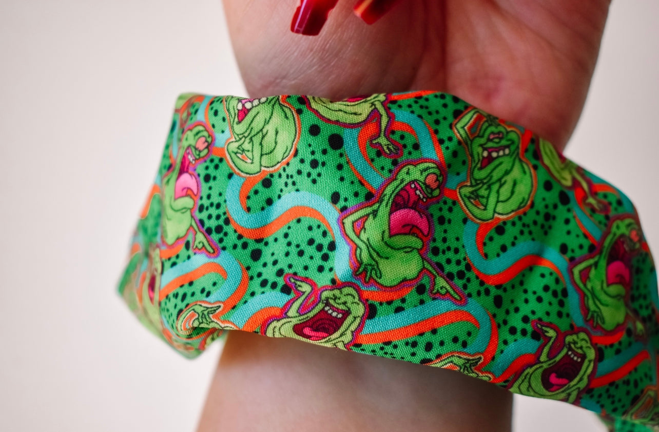Slimer scrunchie