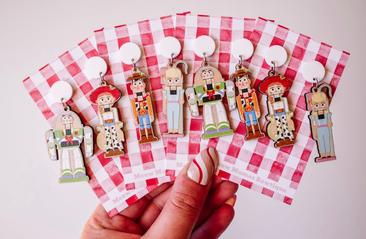 Youre a TOY nutcracker wooden dangles