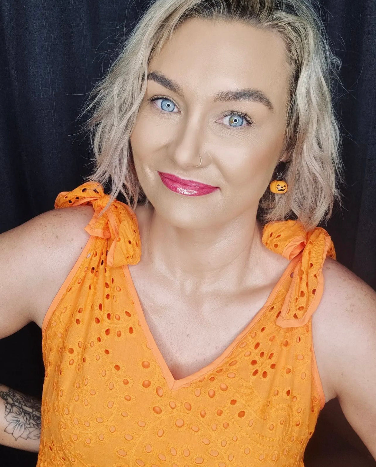 Jingle pumpkin earrings
