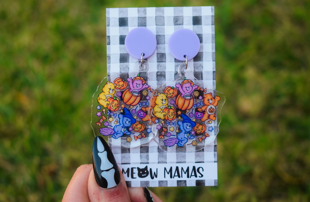 Scarealot acrylic dangles