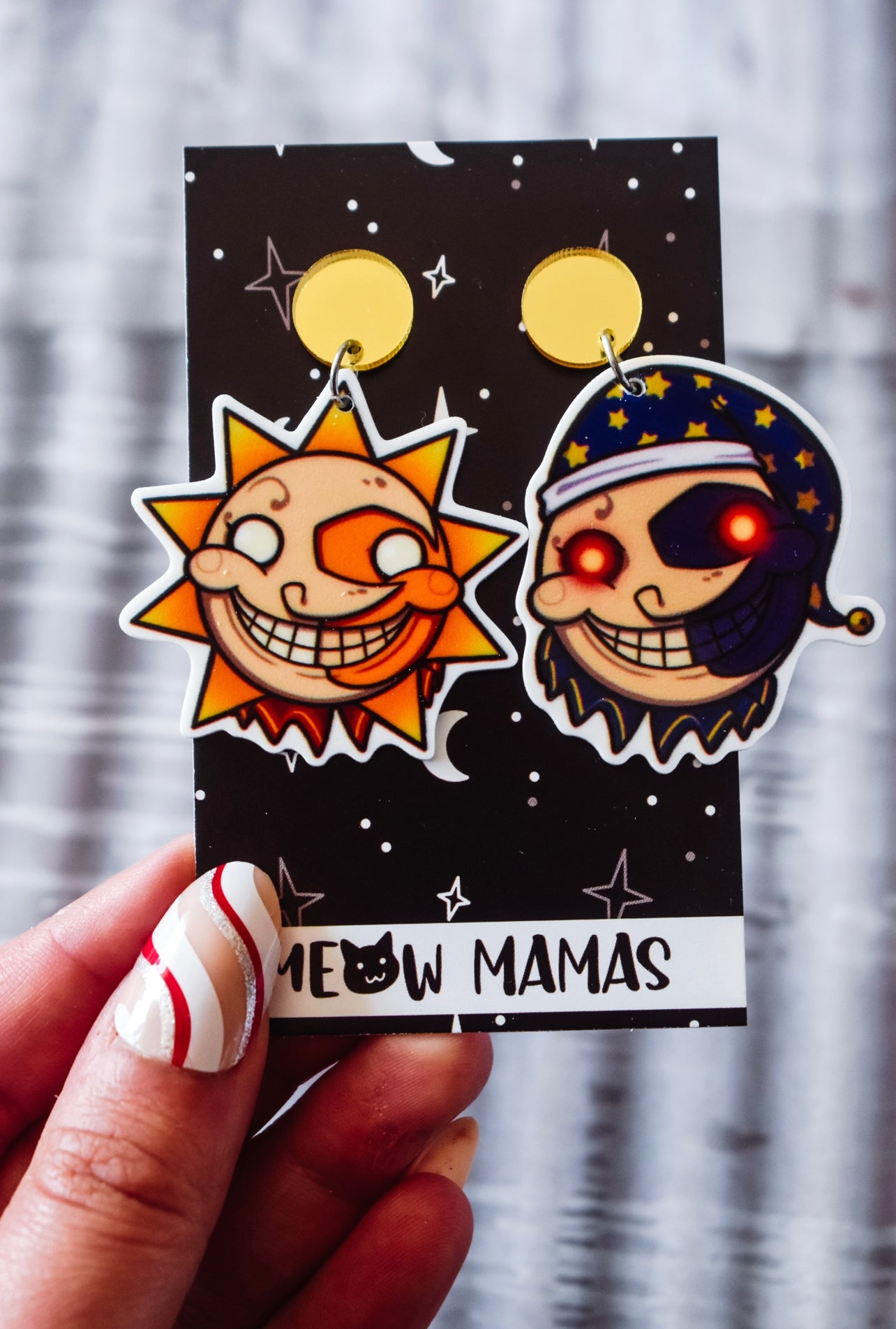 FNAF sun & moon dangles
