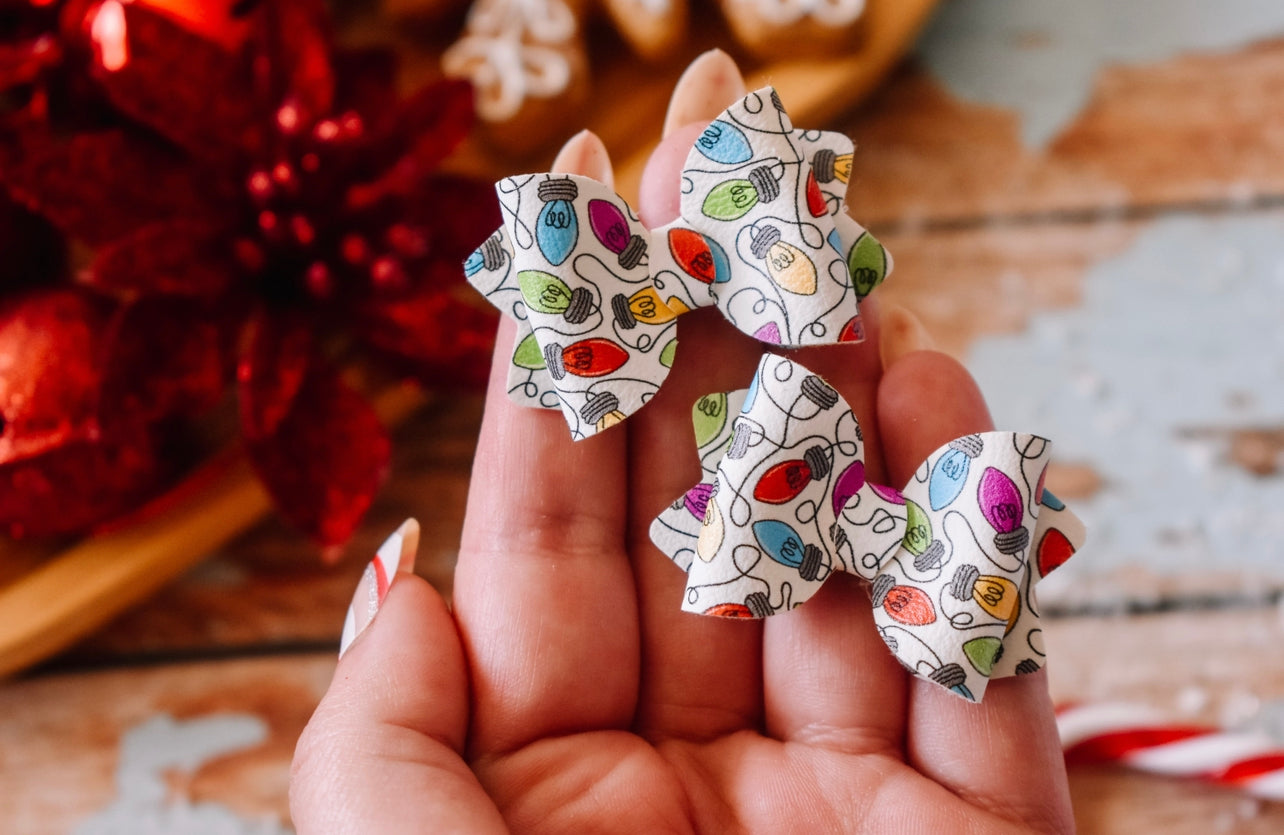 Christmas lights Teeny Tiny pigtail set