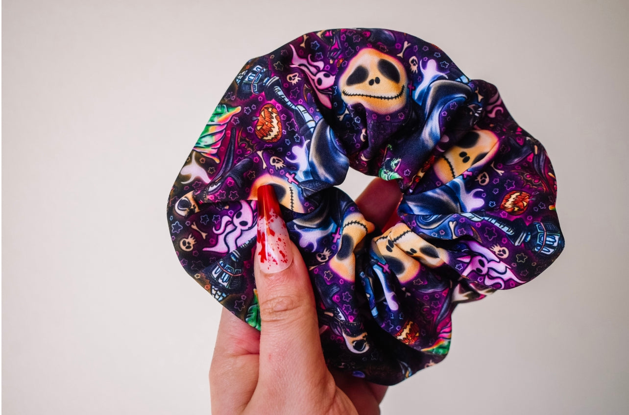 Halloween town scrunchie