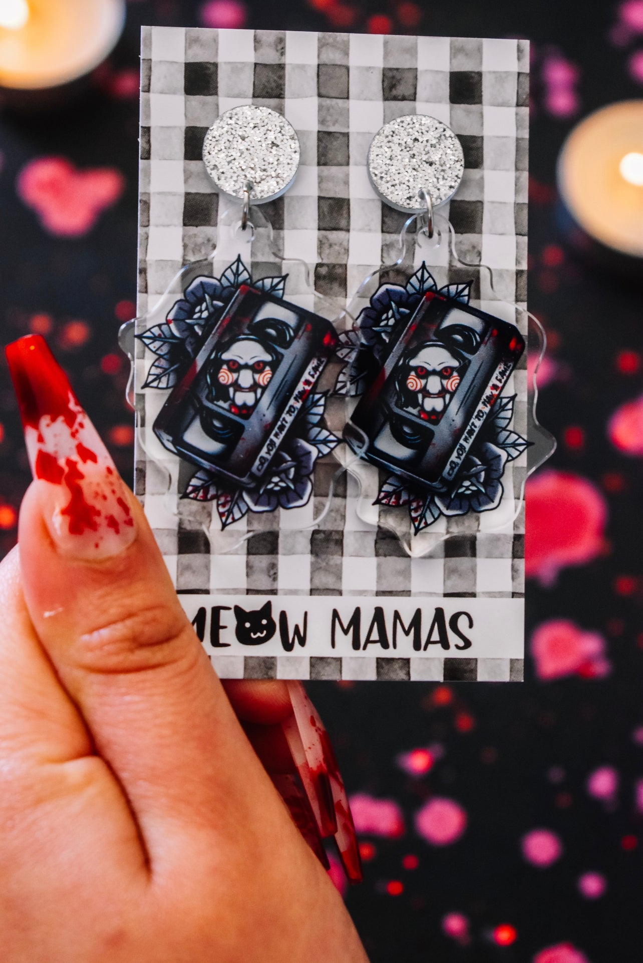 Do you want to play a game acrylic dangles