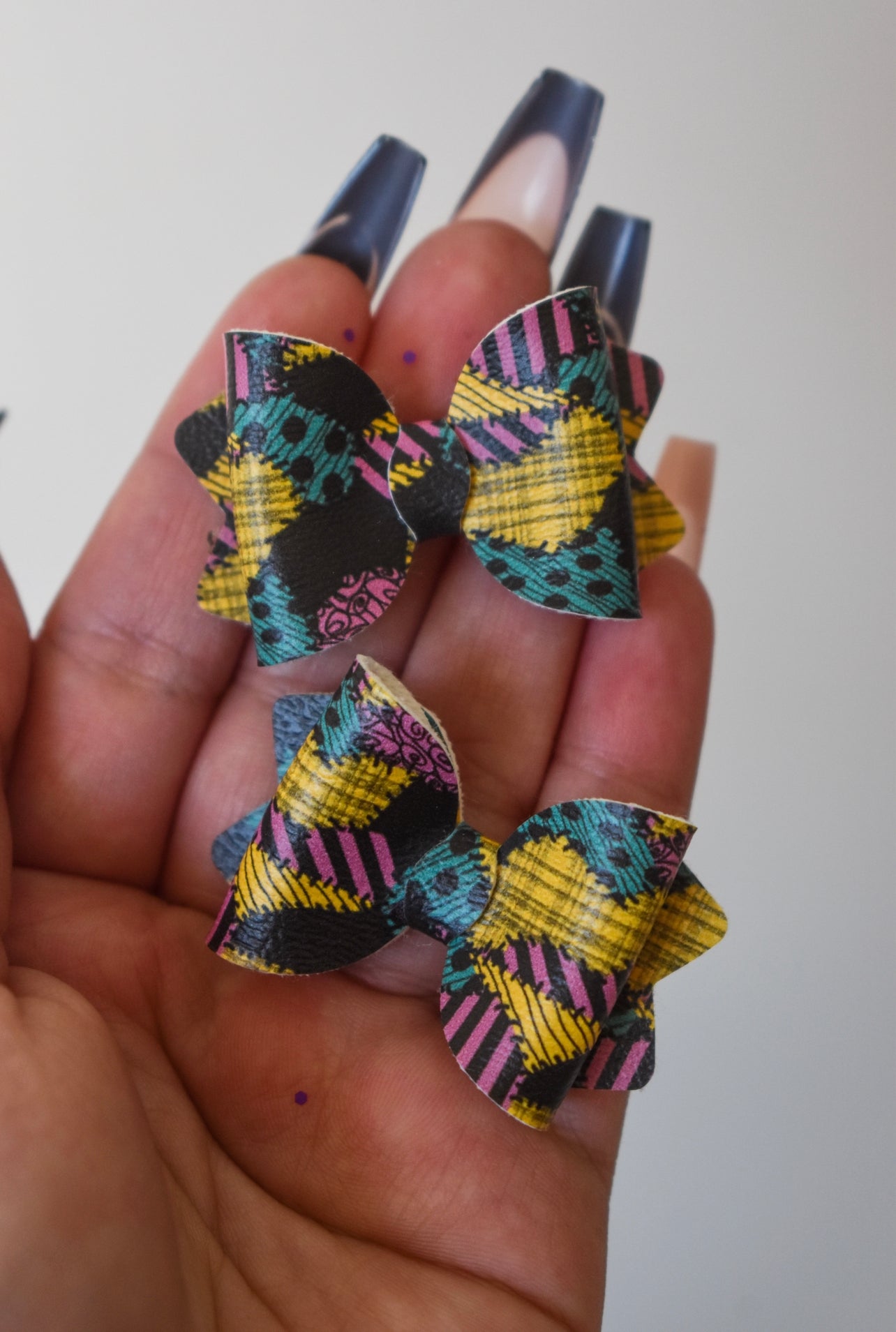 Patchwork dress Teeny Tiny pigtail set