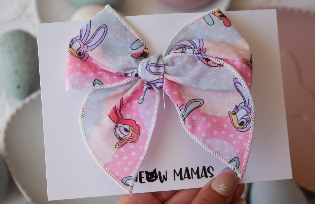 Pastel easter mouse mini whimsical sailor bow