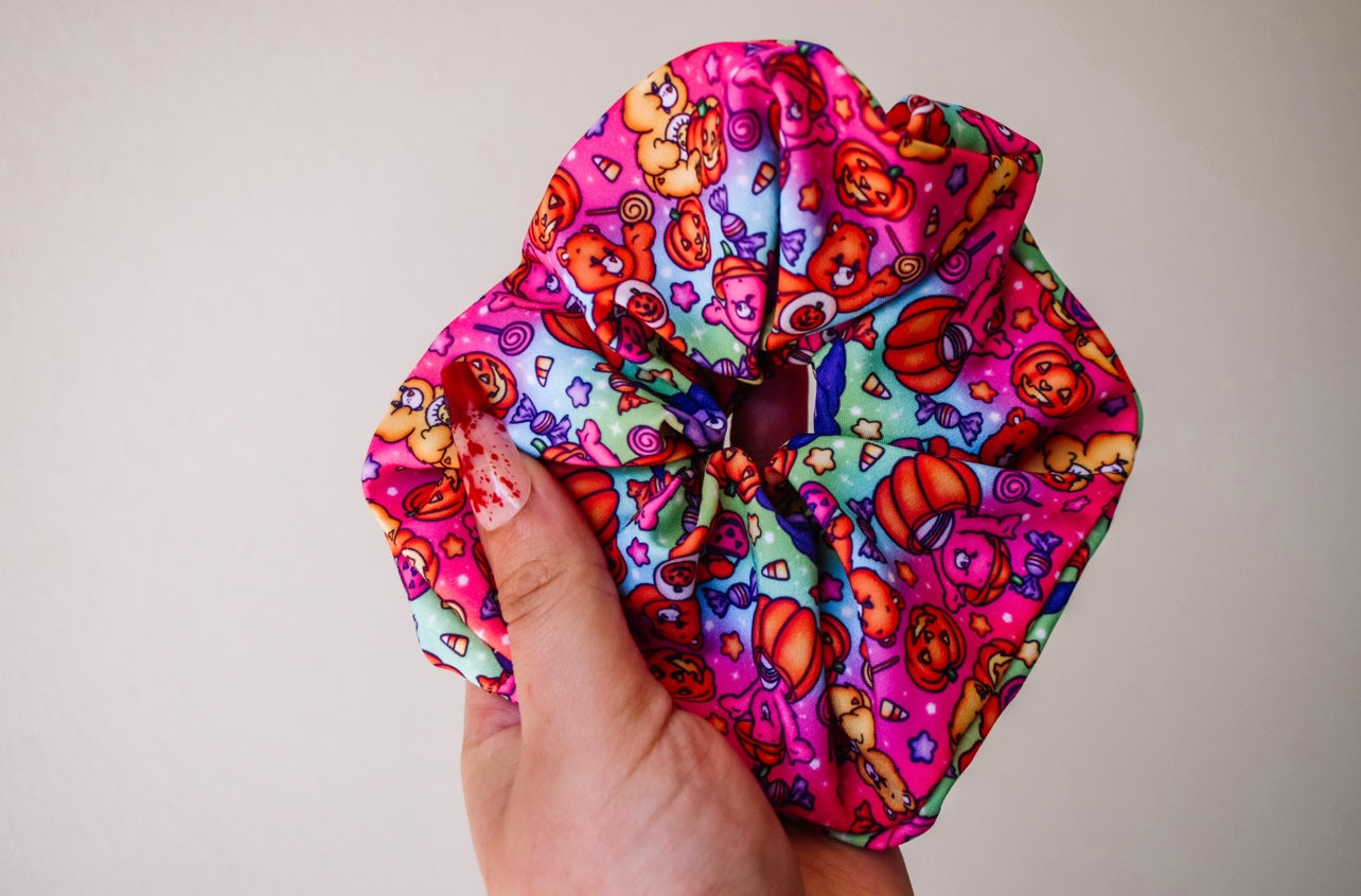 sCarealot halloween scrunchie