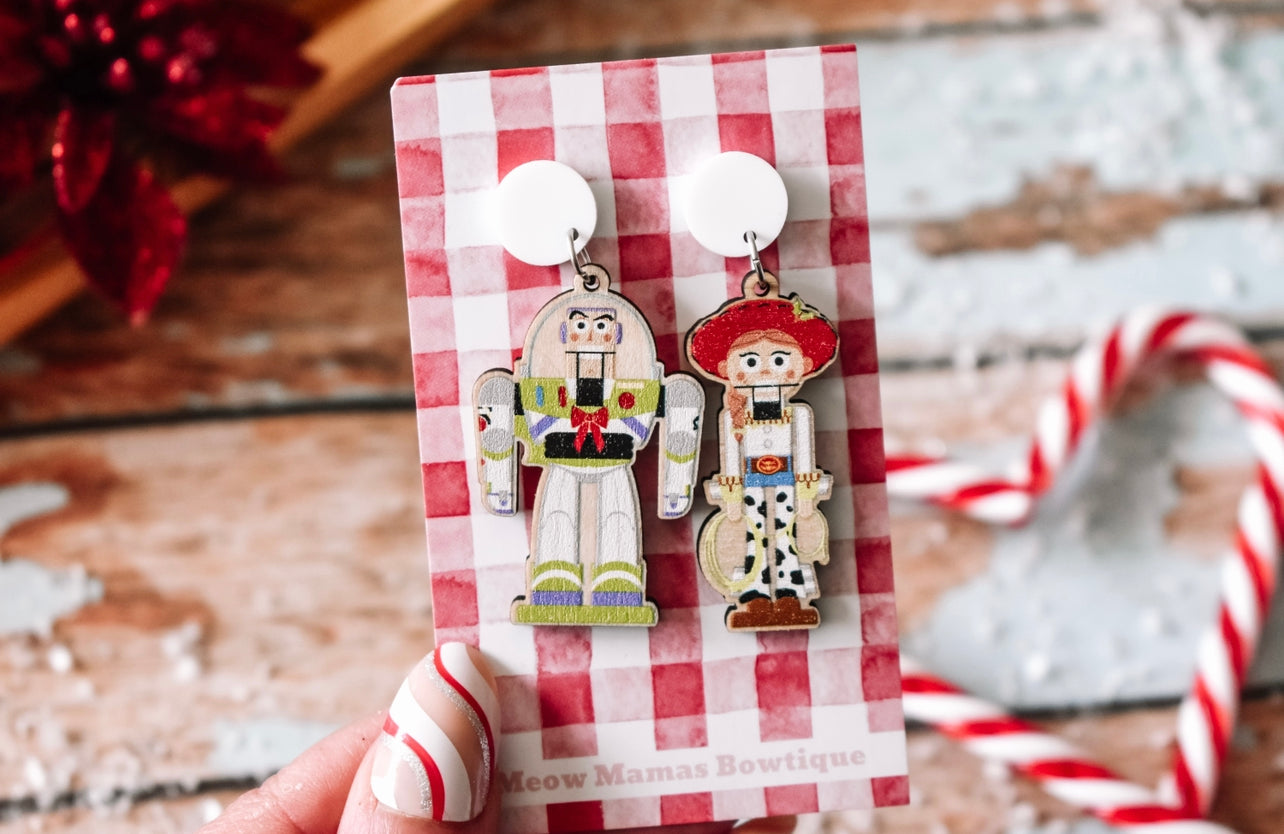 Youre a TOY nutcracker wooden dangles