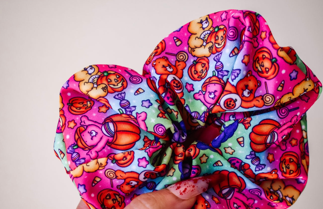 sCarealot halloween scrunchie