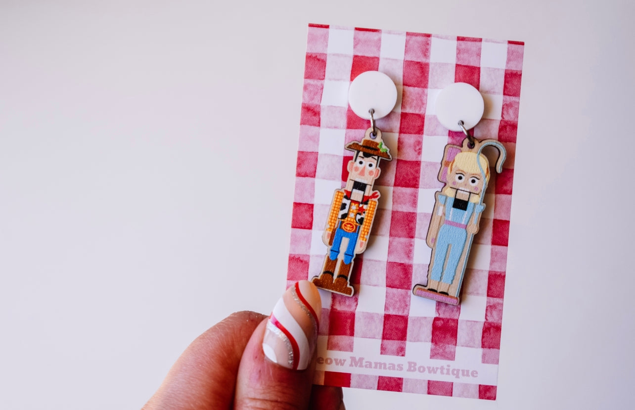 Youre a TOY nutcracker wooden dangles