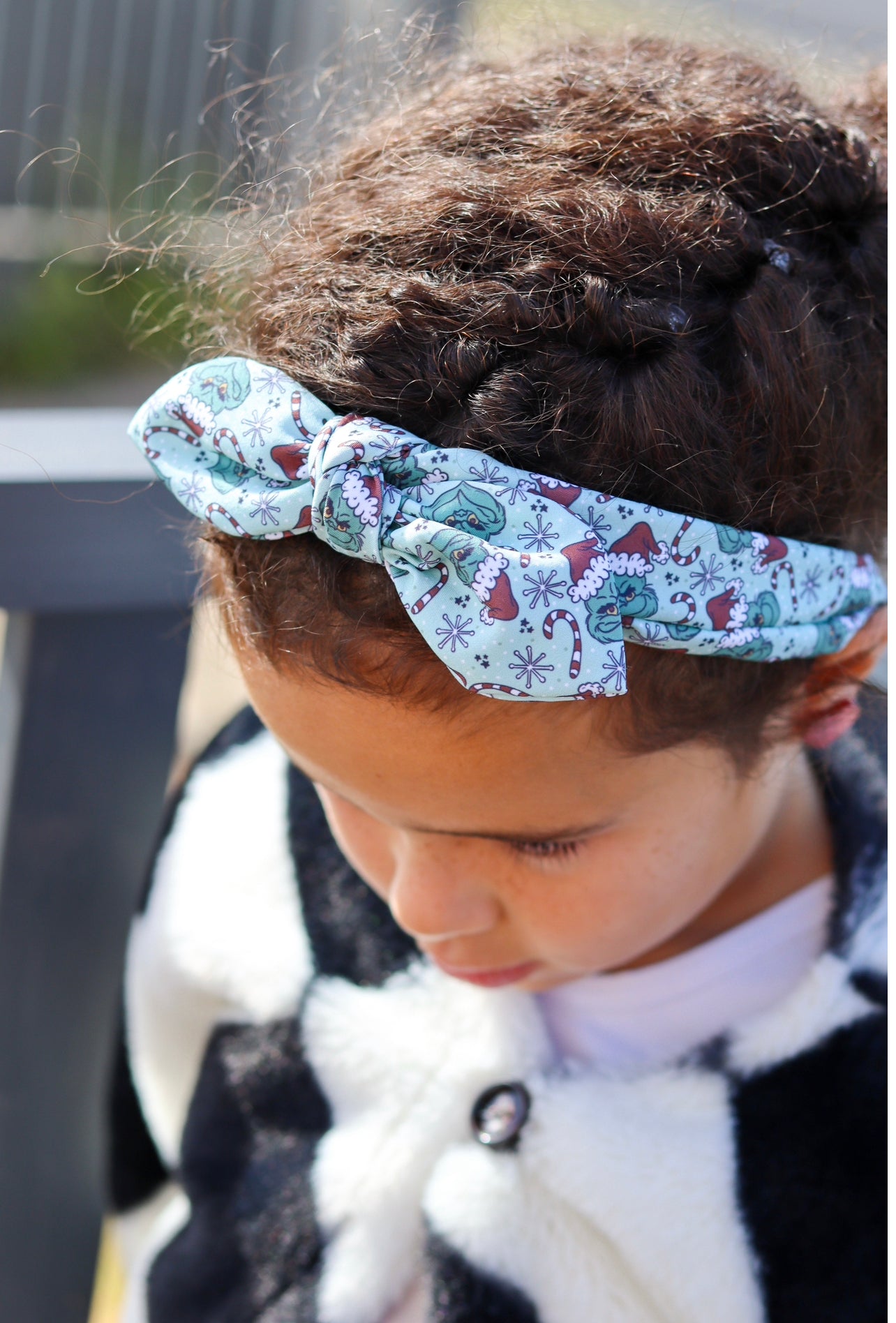 You’re a mean one Twist Knot hard headband