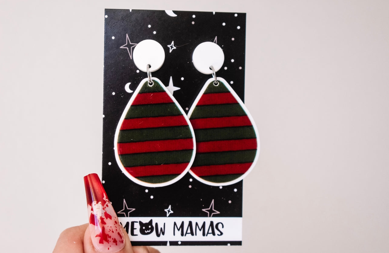 Freddy sweater dangle earrings