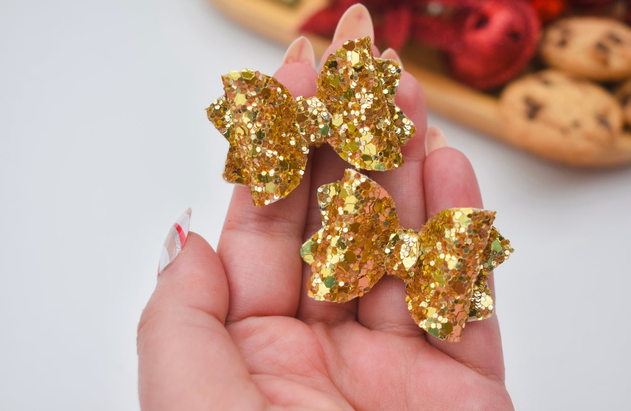 Old gold Teeny Tiny pigtail set