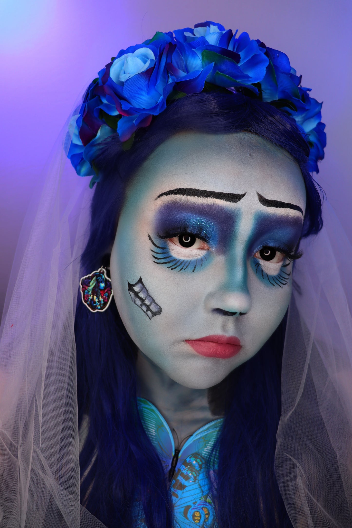 Corpse Bride dangle earrings
