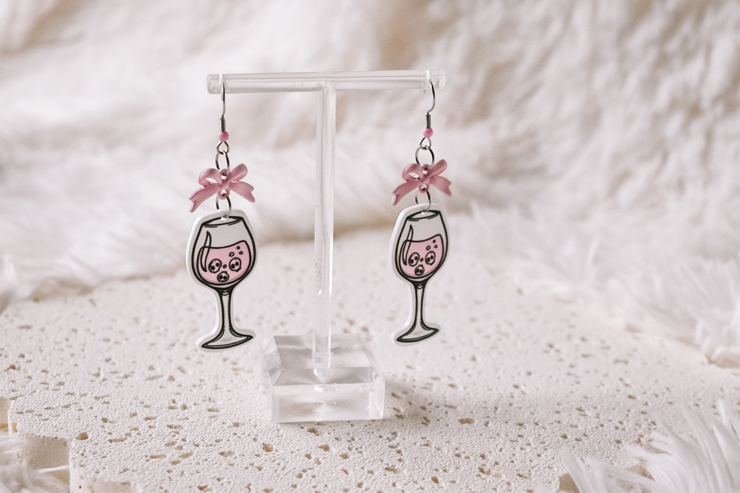 Poison wine earrings