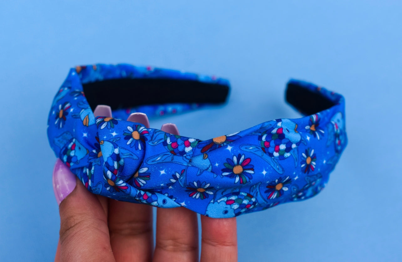 Rainbow fish hard headband