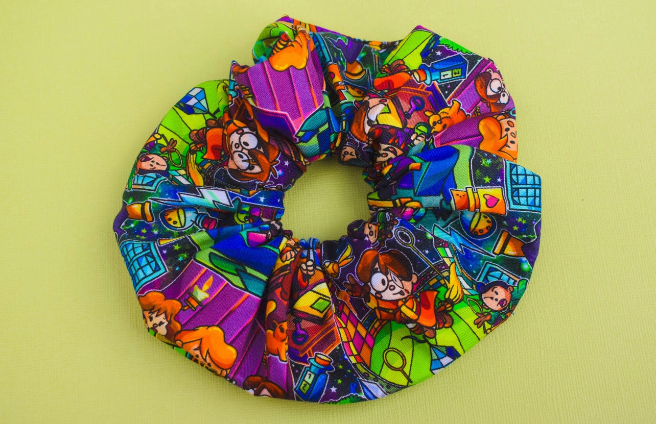 Bubbly wizarding world scrunchie