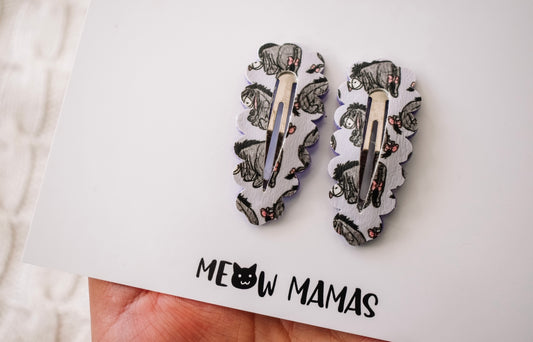 Donkey 5cm snap clip set