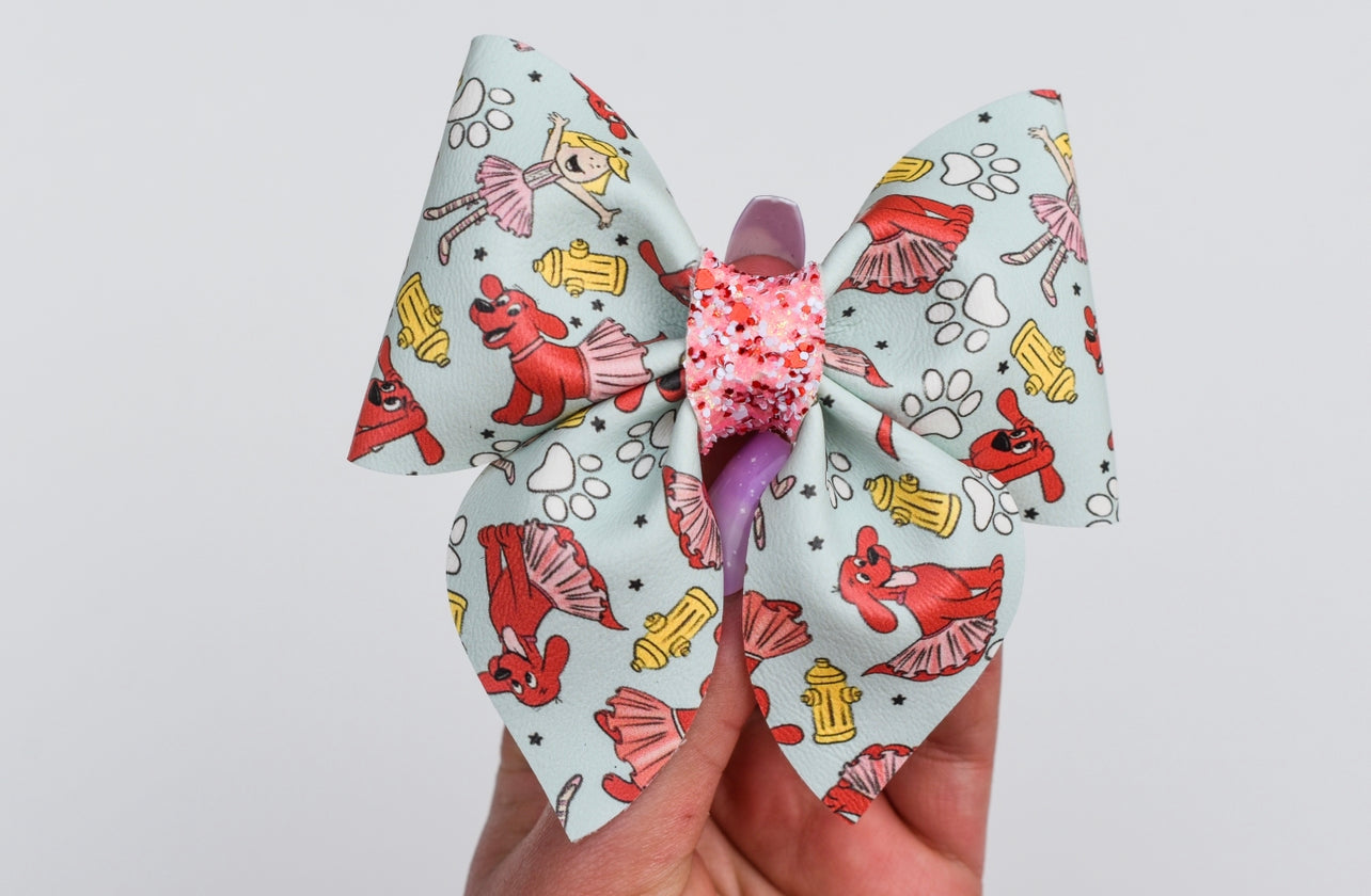 Tutu big red dog sailor bow
