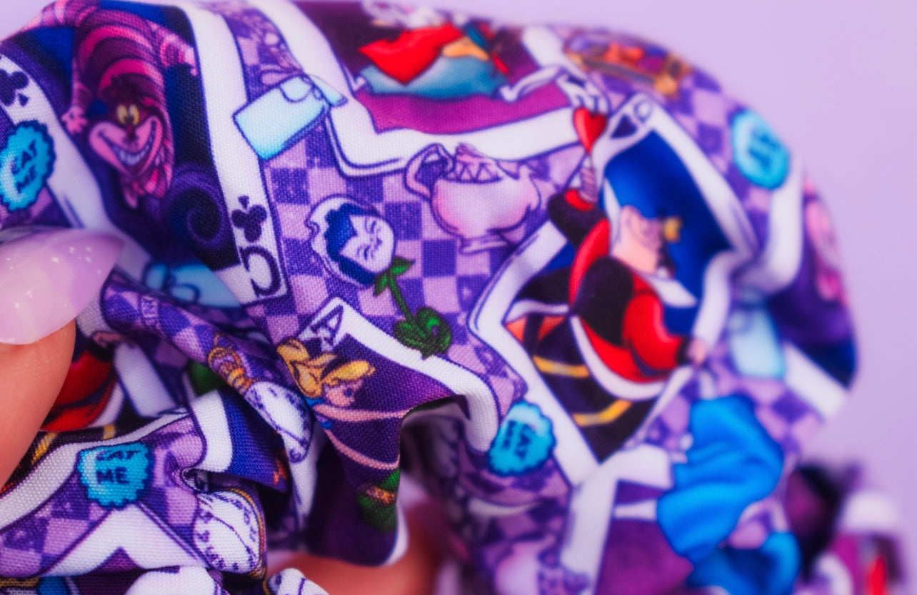 Down the rabbit hole scrunchie