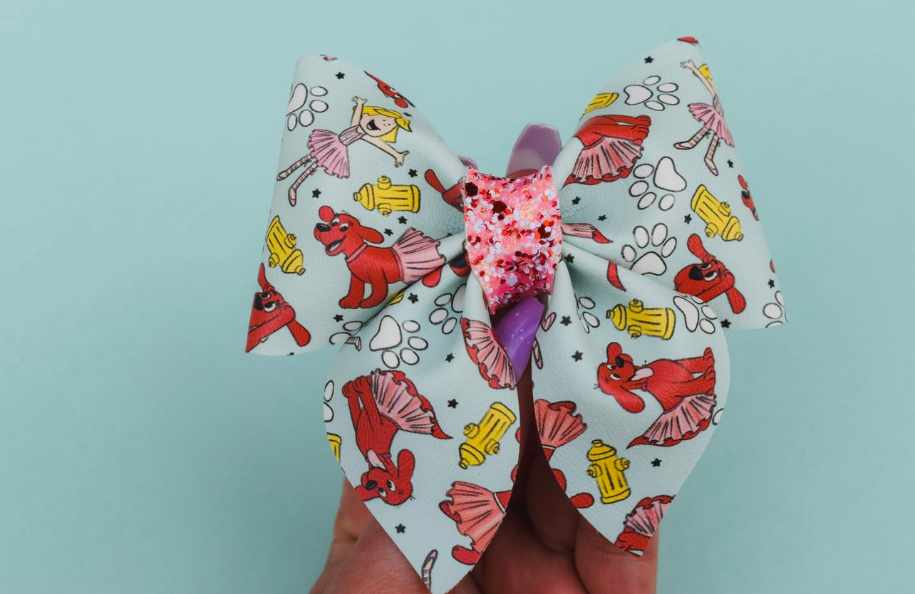 Tutu big red dog sailor bow