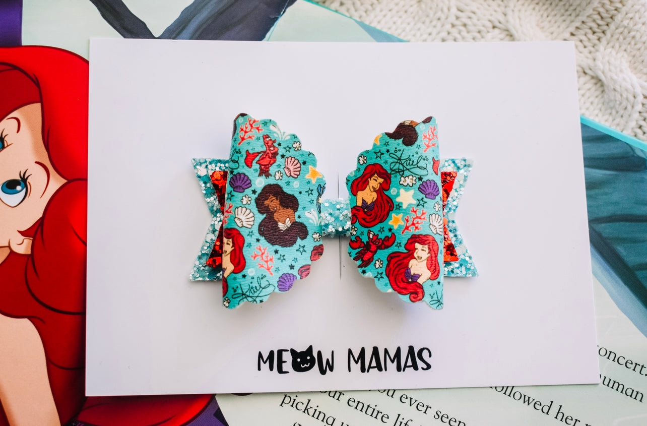 Inclusive mermaids teal bow