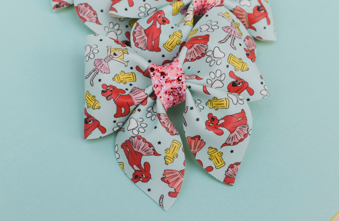 Tutu big red dog sailor bow