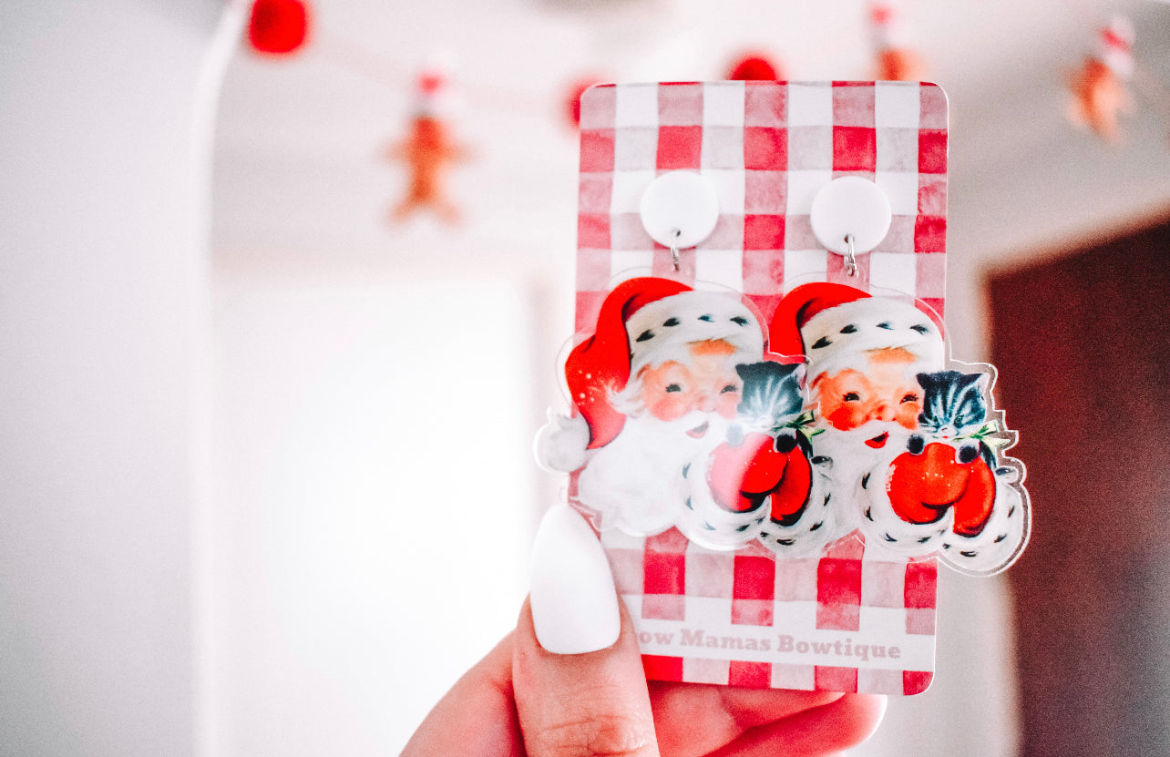 Santa paws dangles