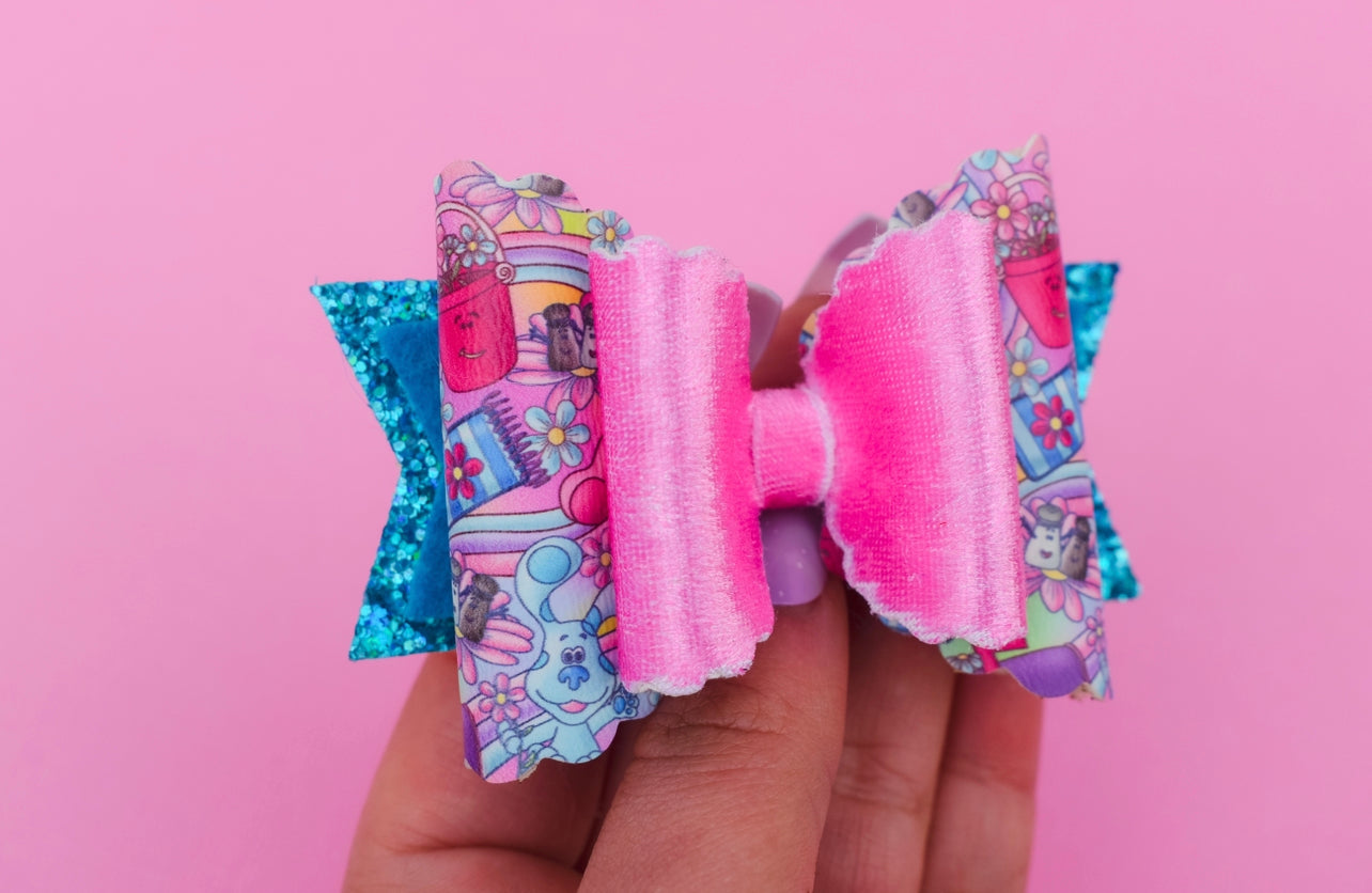 Blue clues dolly bow