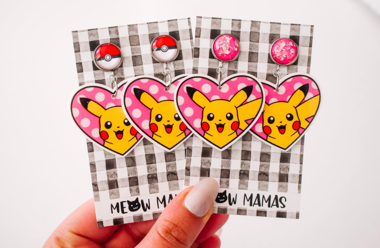 Pika pika earrings