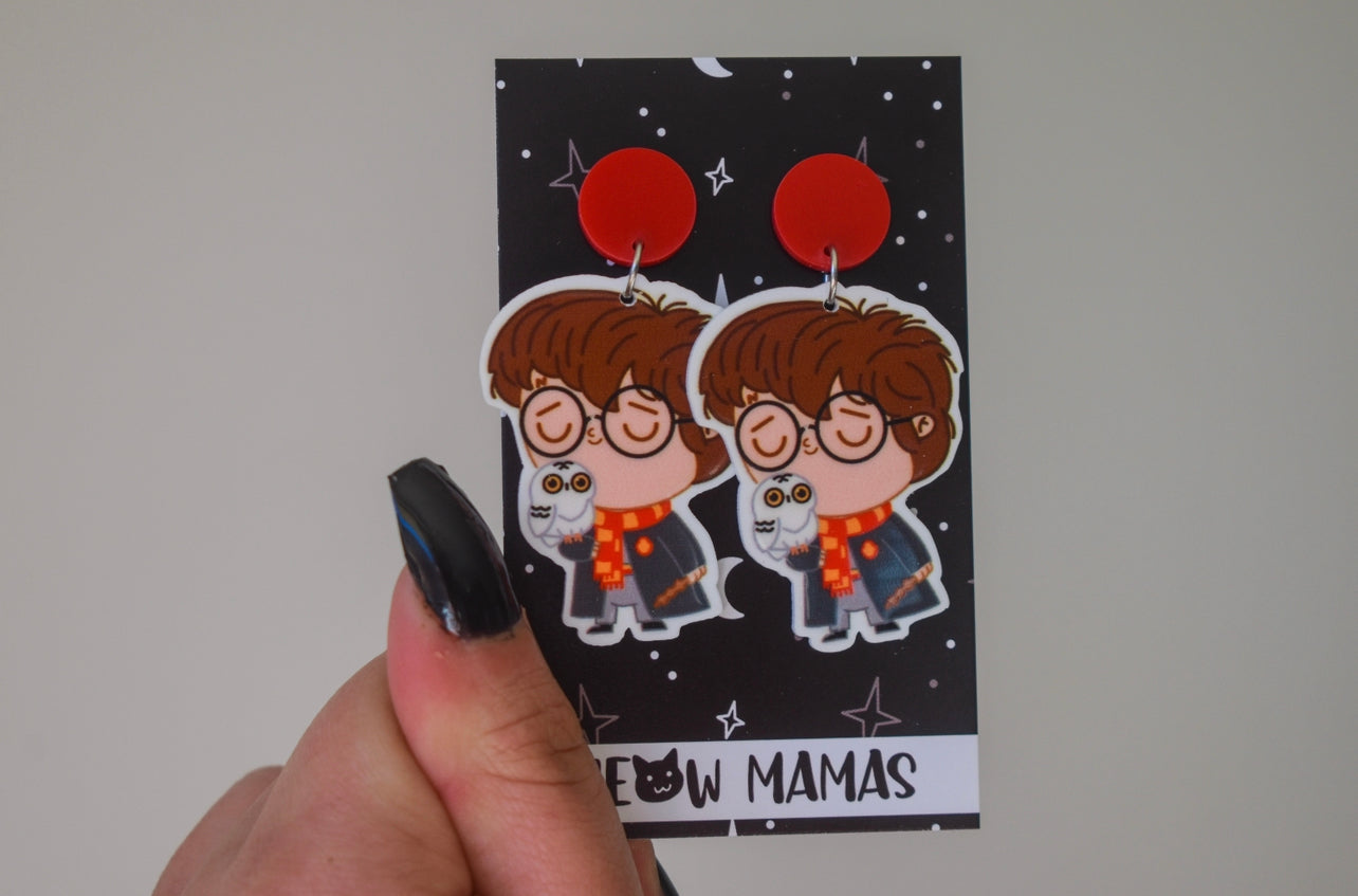 The boy who lived dangle earrings