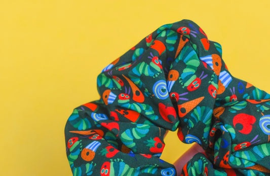 Very hungry caterpillar scrunchie