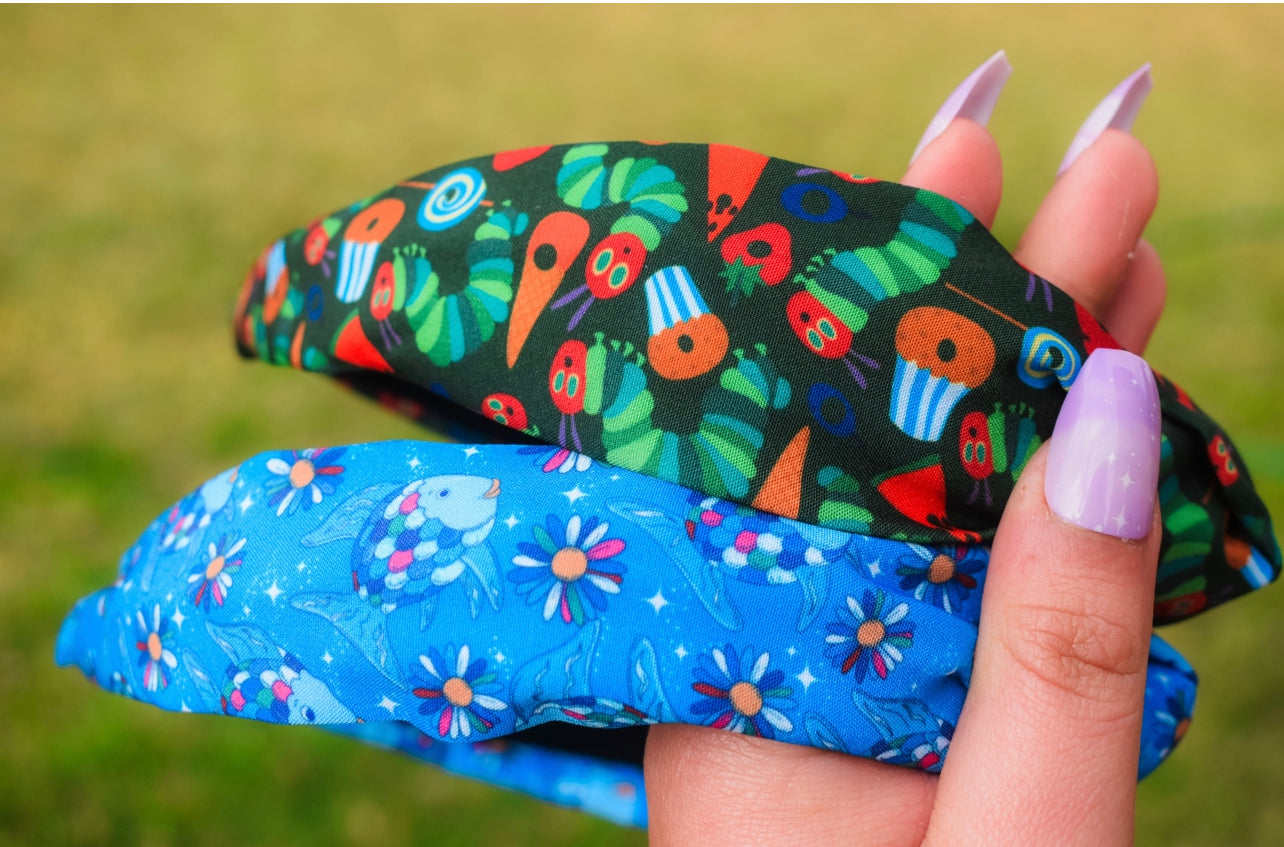 Rainbow fish hard headband