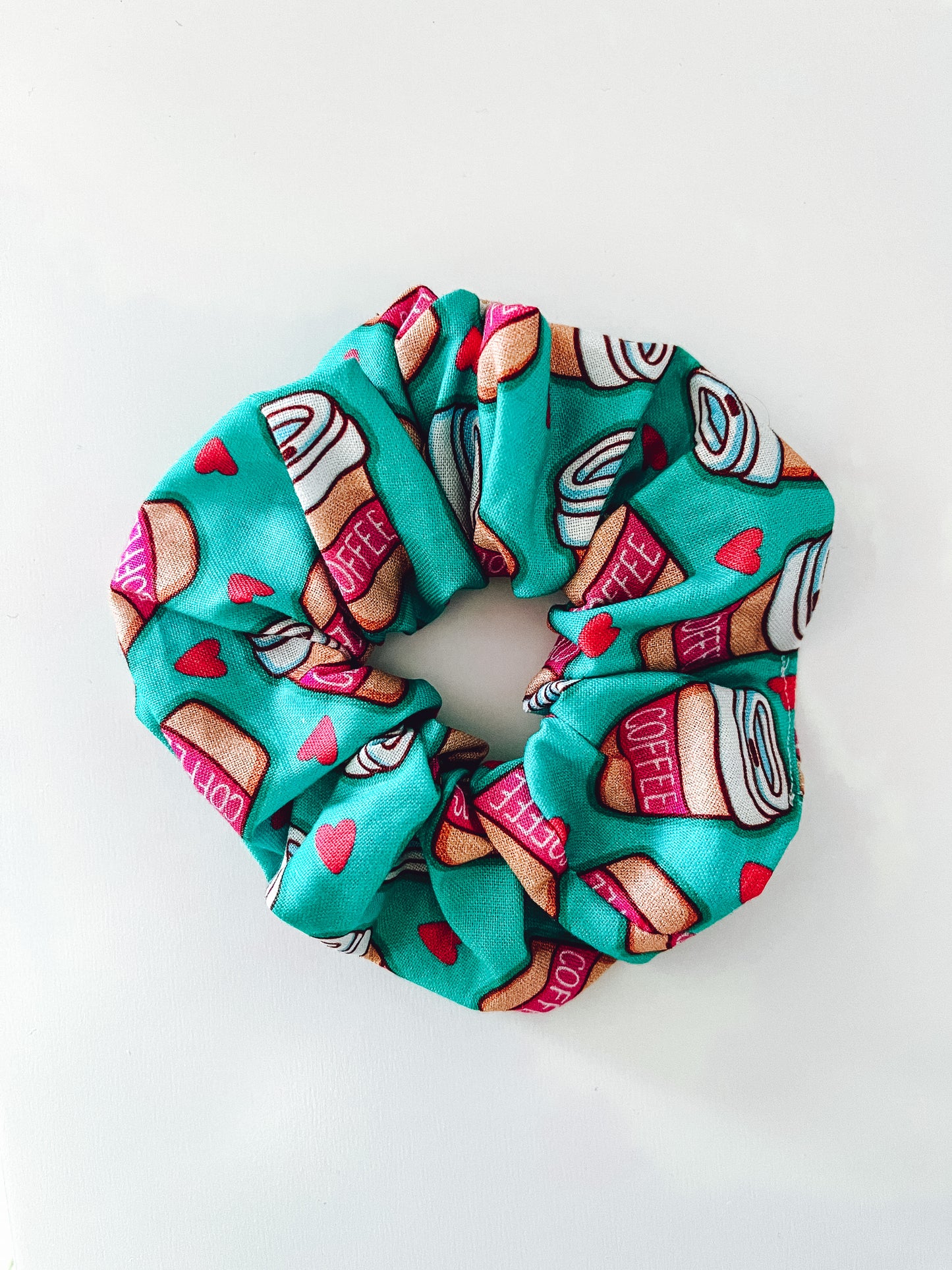 Coffee lovers scrunchie
