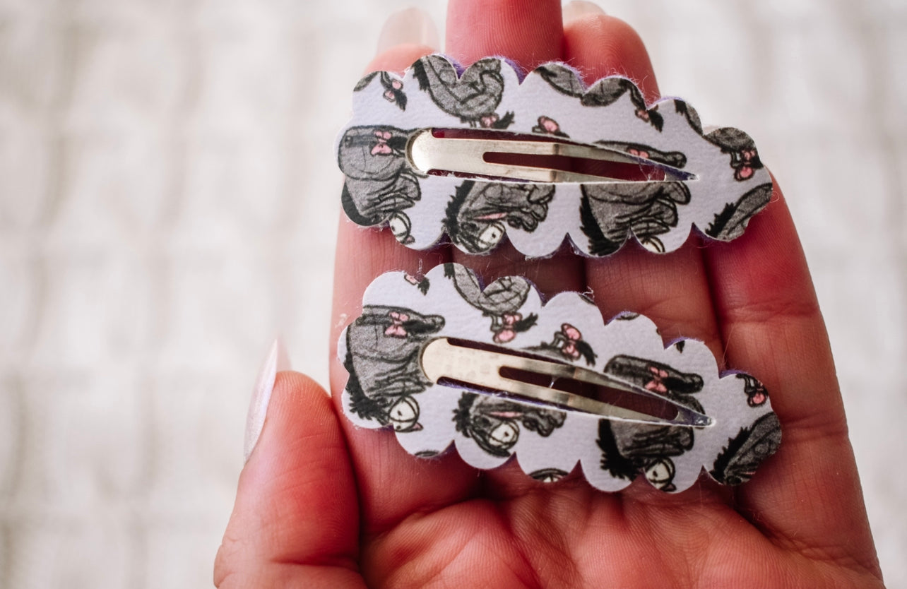Donkey 5cm snap clip set