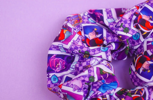 Down the rabbit hole scrunchie