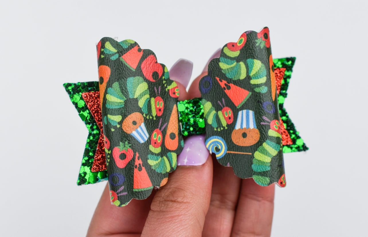 Hungry glitter bow
